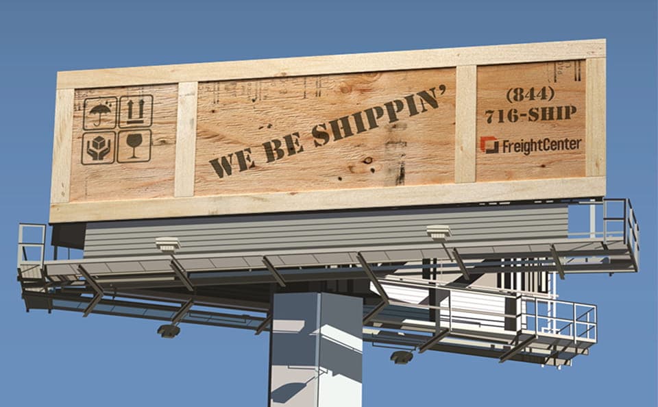 An image of a billboard.