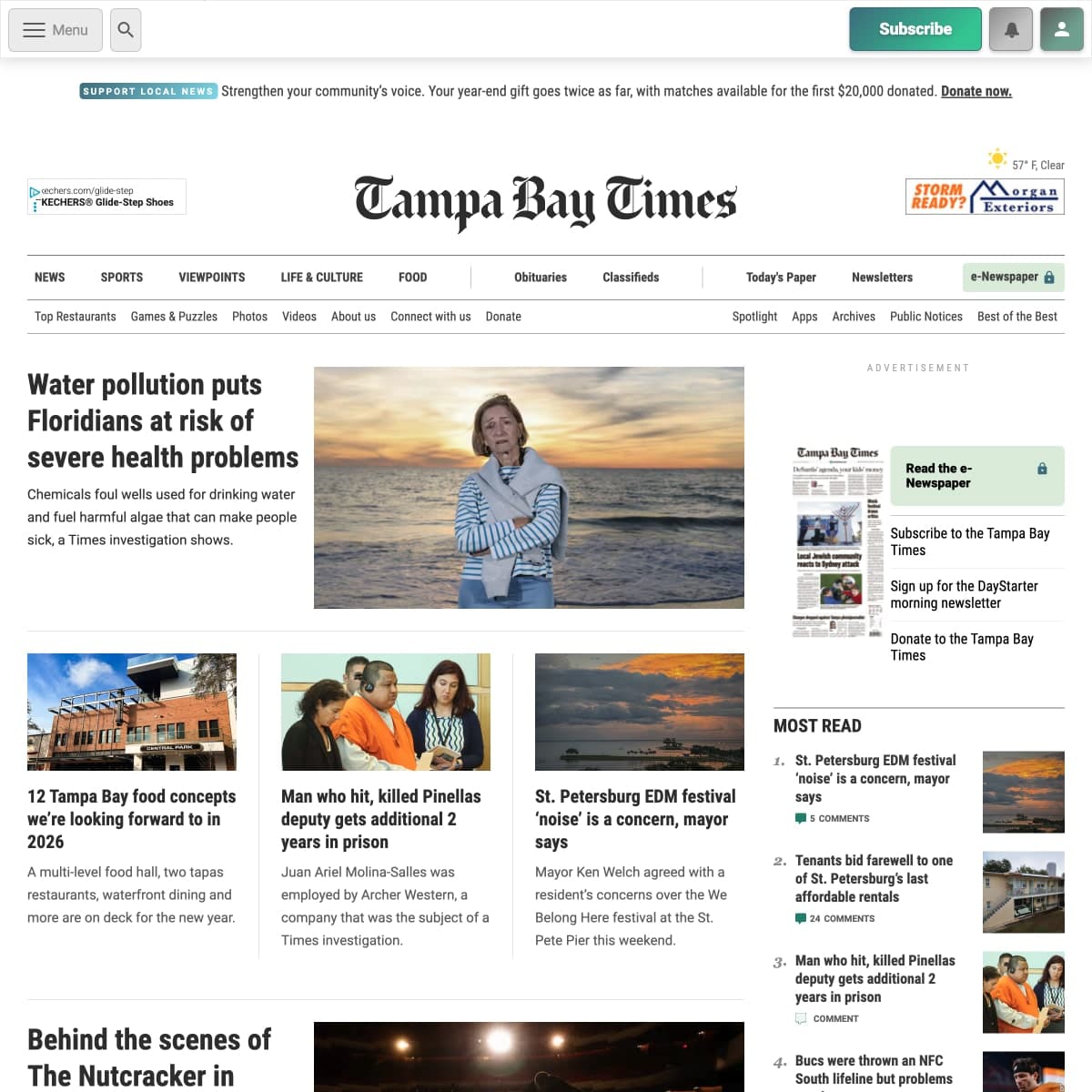 Tampa Bay Times Redesign Alt.